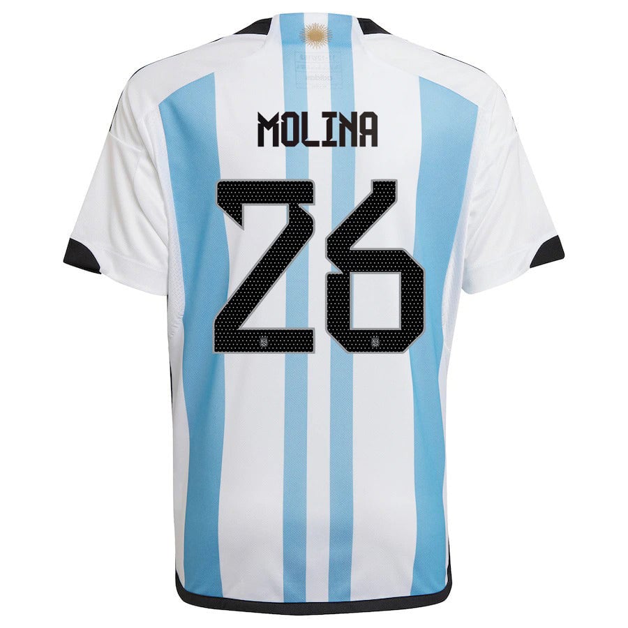 Nahuel Molina 26 Argentina 2022-23 Youth Home Jersey National Team - Praise  To Heaven