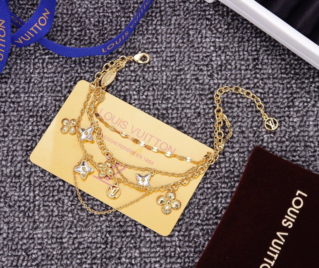 Louis Vuitton Tribute Charm Bracelet In Yellow Gold - Praise To Heaven