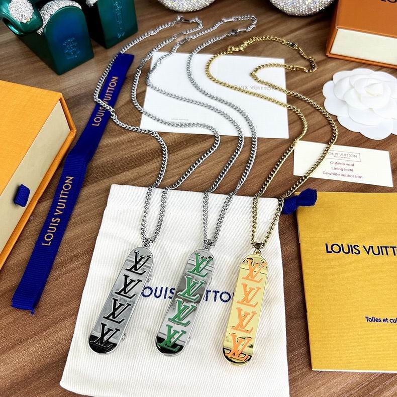 Louis Vuitton LOUIS VUITTON Necklace Pendant Skateboard Metal