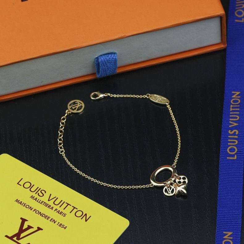 Louis Vuitton My Blooming Strass Bracelet, Gold