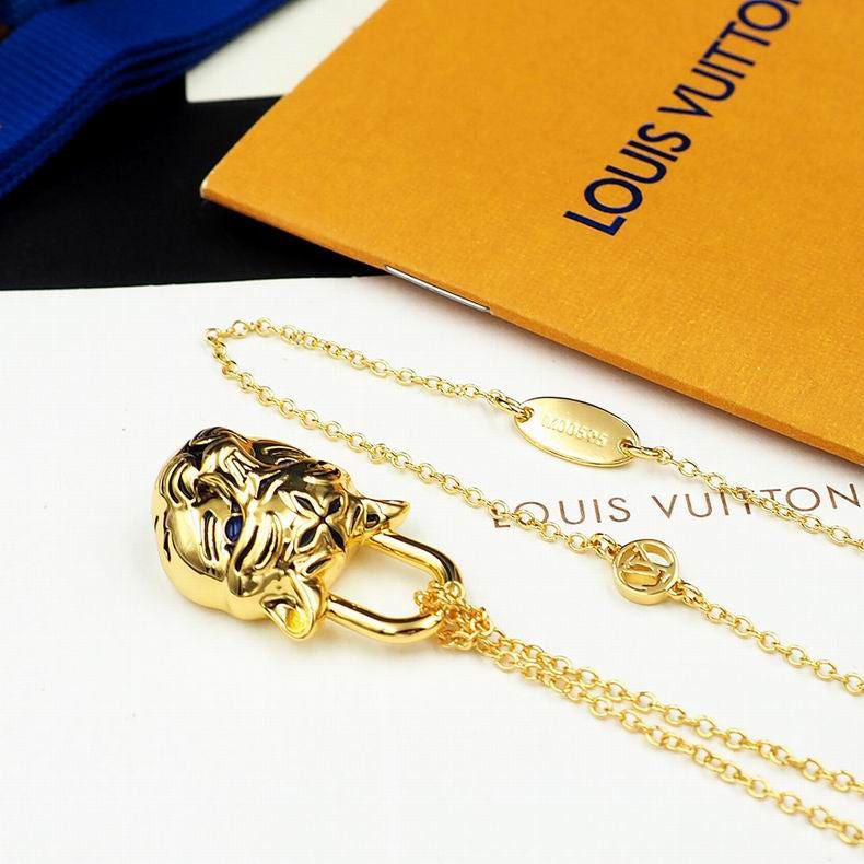 Louis Vuitton My LV Tiger Necklace Gold Metal - Praise To Heaven