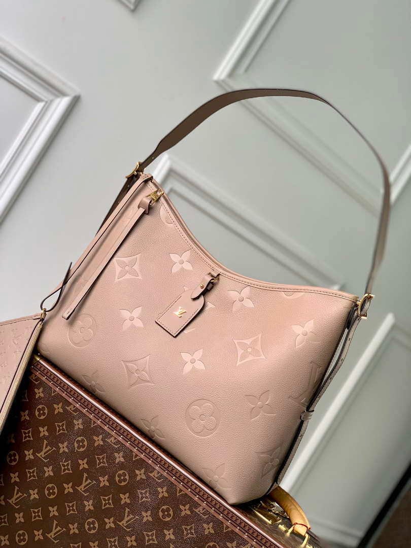 Louis Vuitton Lockme Tender Crossbody Bag Calfskin In Beige/ White - Praise  To Heaven