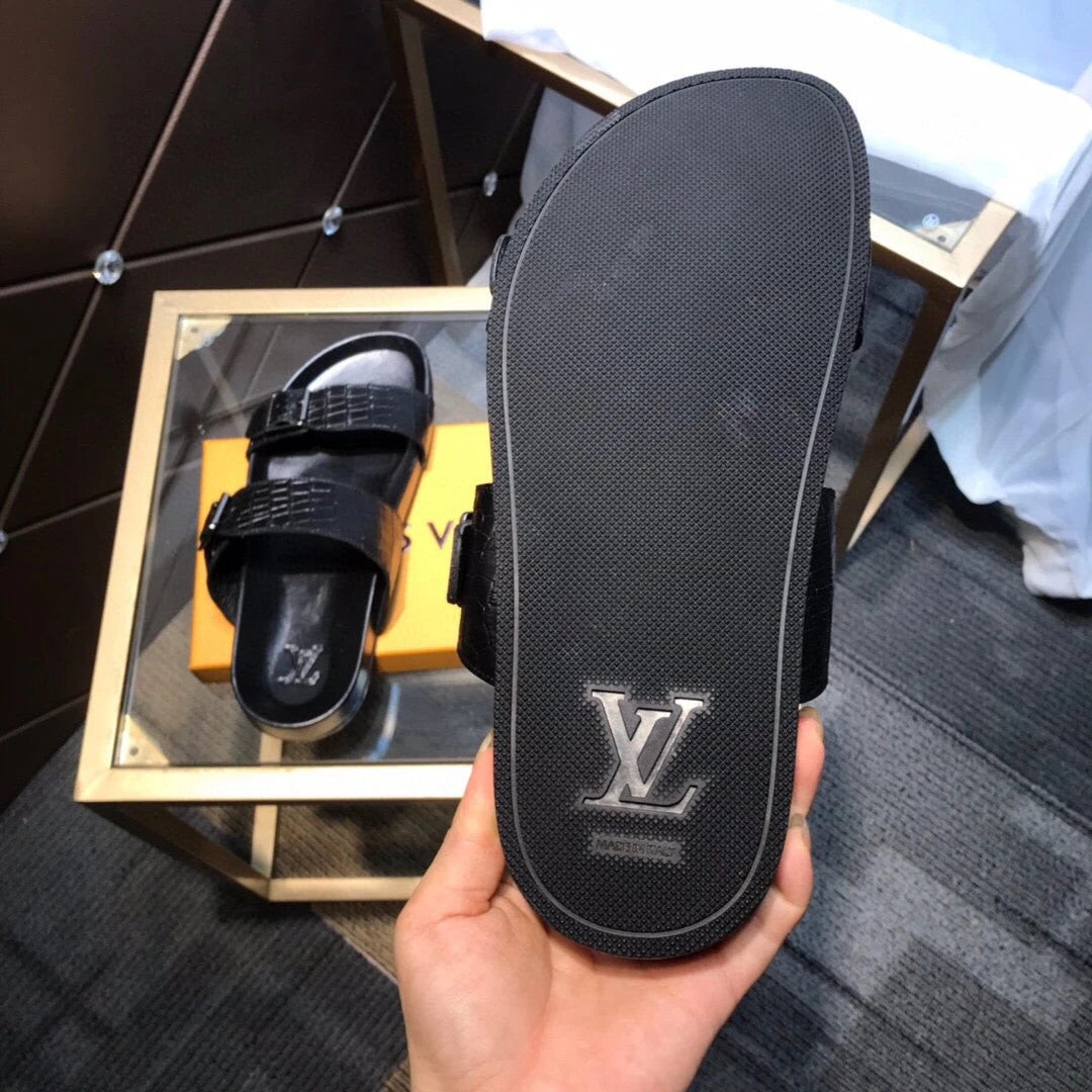 Louis Vuitton, Shoes, Louis Vuitton Gold Bom Dia Sandals