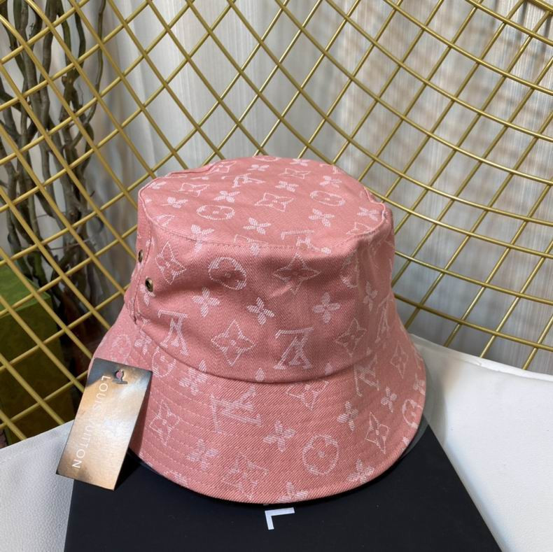 Louis Vuitton Monogram Essential Embroidery LV Initial Bucket Hat In B -  Praise To Heaven