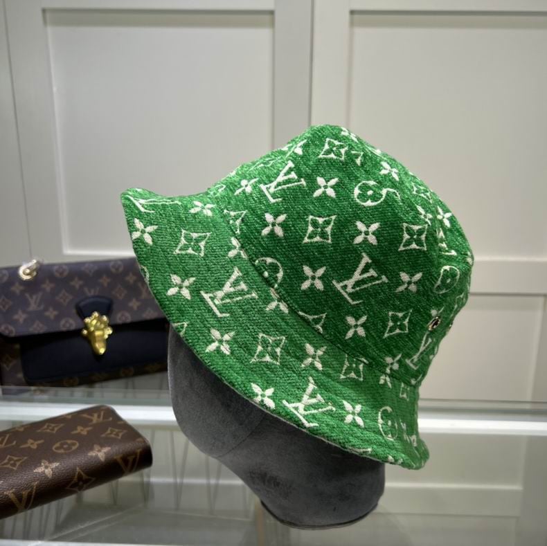 Louis Vuitton LV Match Bucket Hat In Green - Praise To Heaven