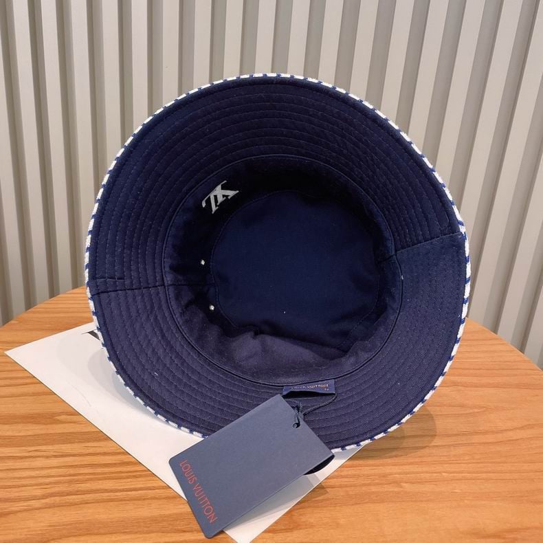 Louis Vuitton LV Graphical Reversible Bucket Hat In Dark Blue/White -  Praise To Heaven