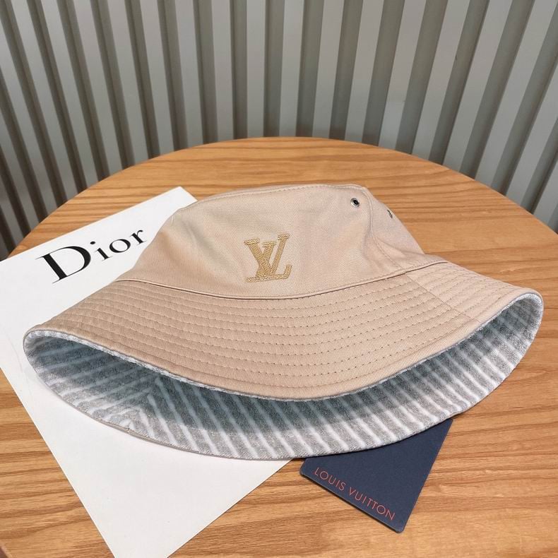 Louis Vuitton LV Graphical Reversible Bucket Hat In Grey - Praise To Heaven