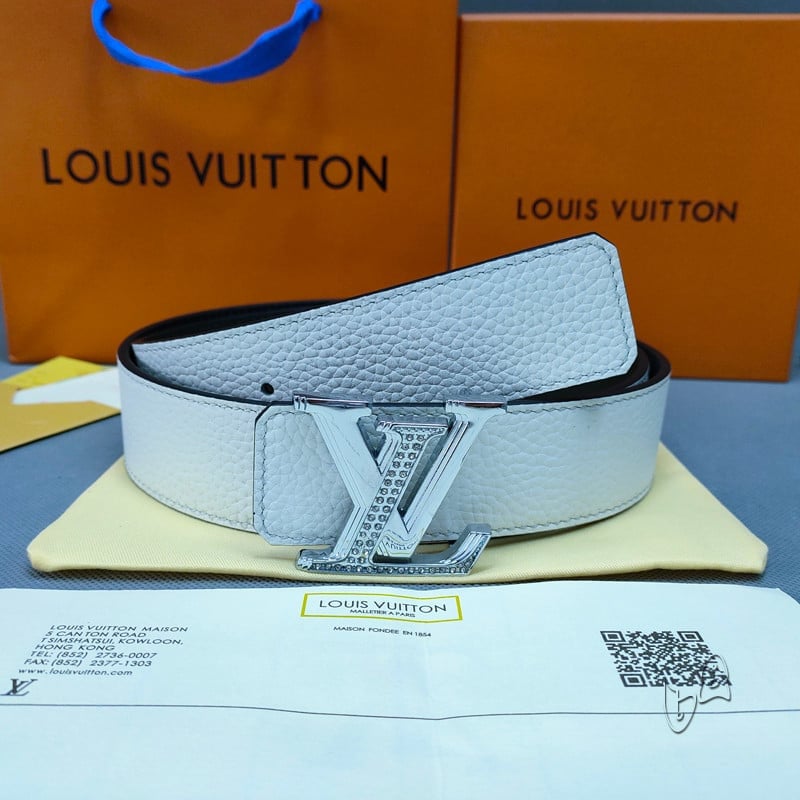 Louis Vuitton LV Initiales Double-sided Leather Belt In Black - Praise To  Heaven