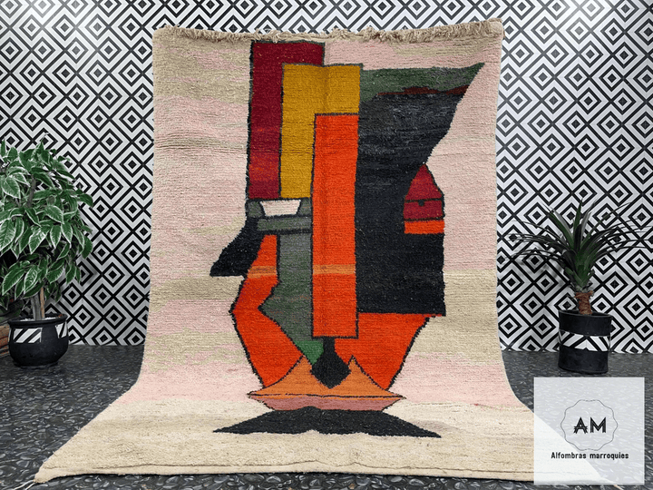 Alfombra de lana marroquí - Tapis191 - 315 cm x 208 cm / 10.3 ft x 6.8 ft