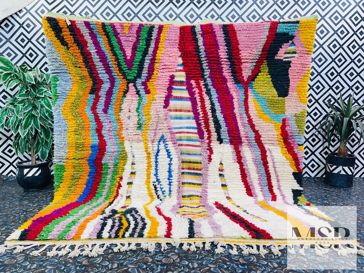 Alfombra de lana marroquí - Tapis121 - 266 cm x 256 cm / 8.7 ft x 8.3 ft