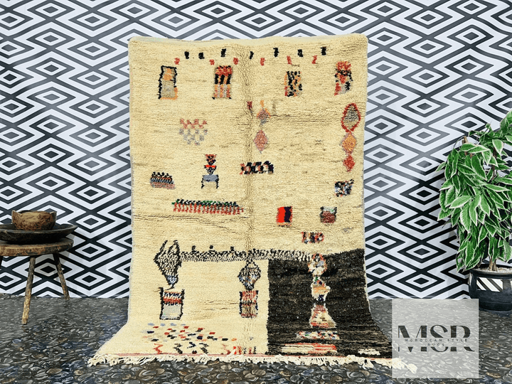 Alfombra de lana marroquí - Tapis139 - 248 cm x 163 cm / 8.1 ft x 5.3 ft