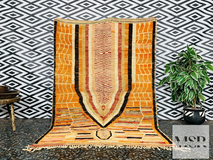 Alfombra de lana marroquí - Tapis162 - 260 cm x 173 cm / 8.5 ft x 5.6 ft