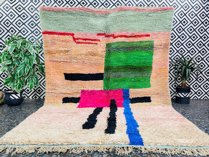 Alfombra de lana marroquí - Tapis118 - 353 cm x 252 cm / 11.5 ft x 8.2 ft
