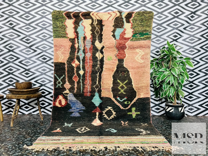 Alfombra de lana marroquí - Tapis163 - 272 cm x 170 cm / 8.9 ft x 5.5 ft
