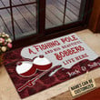 Personalized Fishing A Fishing Pole And His Bobbers Live Here Home Decor Personalized Doormat For Yo
