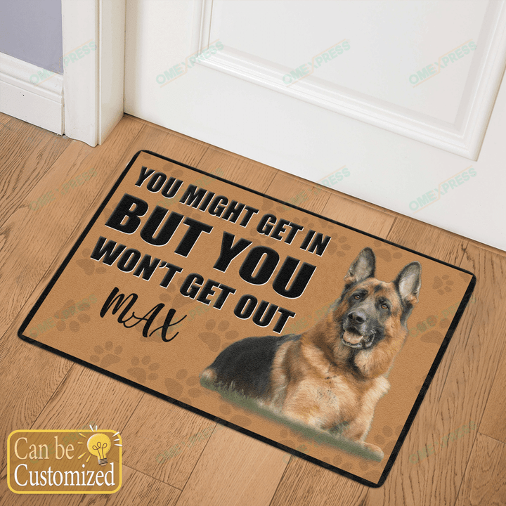 Personalized Doormats German Shepherds Dogs