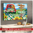 We Got This Red Truck Custom Names And Date Canvas