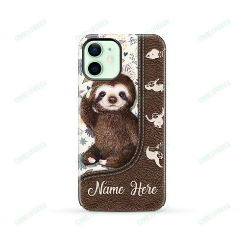 Cute Baby Sloth 2701 Custom Name Phone Case