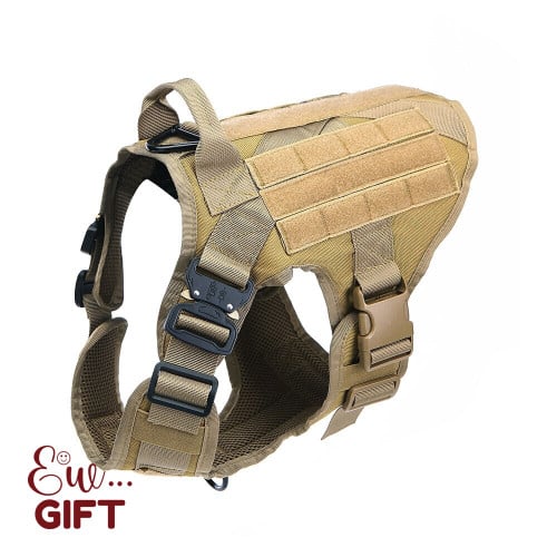 Military Big Dog Harness Pet German Shepherd K9 Malinois Training Vest Tactical Dog Harness and Leash Set For Dogs