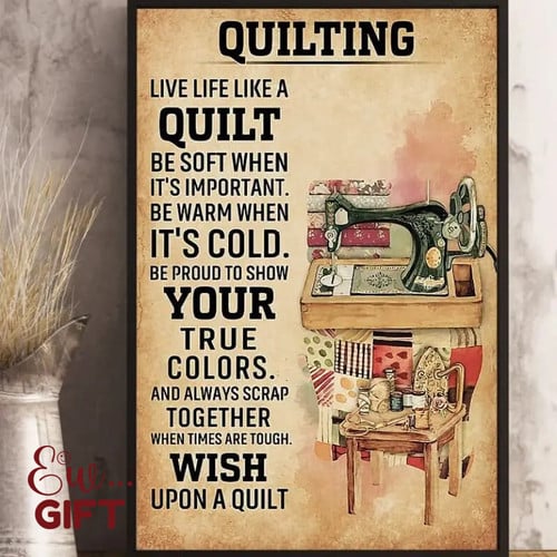 Metal Signs Quilting Like A Quilt Sew Fabric Lovers Retro Tin Sign