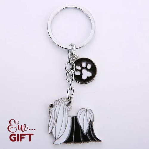 Dobermann dog pendant key chains for men women bag charms car keychain metal key ring holder jewelry gift Lovely Animal Key