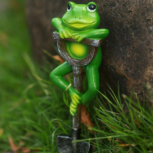Creative Frog Rabbit Turtle Gnome Shovel Outdoor Garden