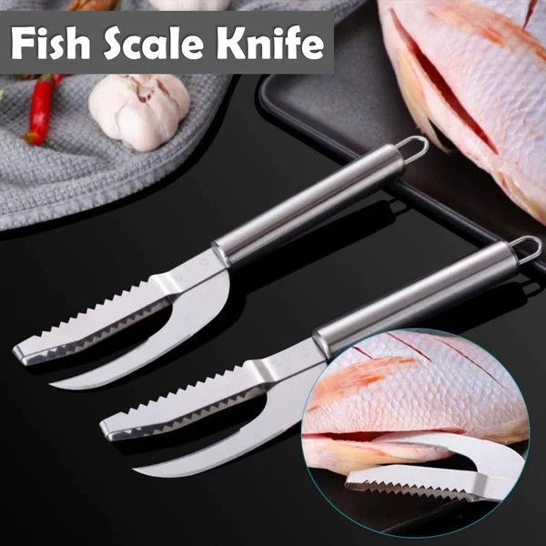 🐟FISH SCALE KNIFE CUT/SCRAPE/DIG 3-IN-1
