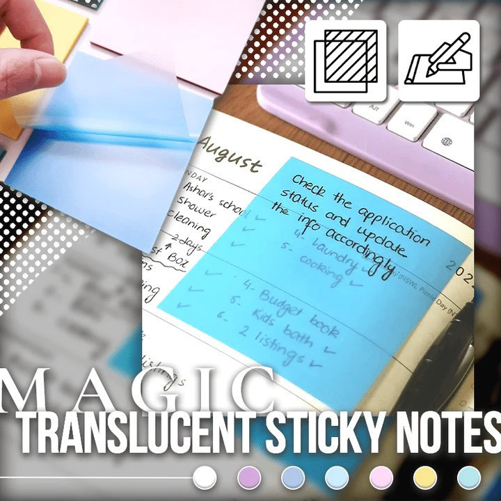 🎅Early Christmas Sale - 50% OFF🎄Magic Translucent Sticky Notes