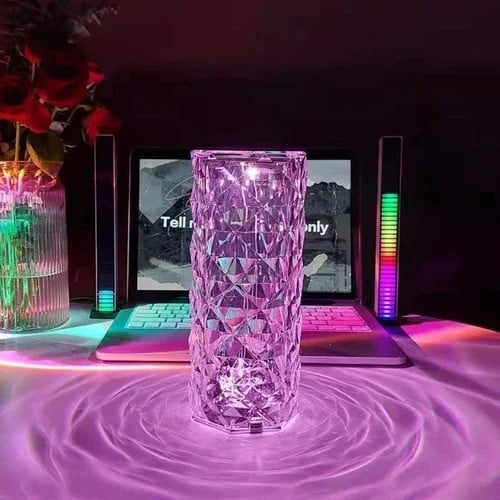 🌲Hot Sale- SAVE 50% OFF🔥Touching Control Rose Crystal Lamp
