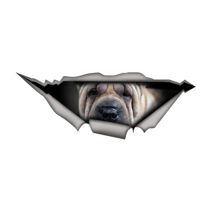 Shar Pei Dog Car Sticker Waterproof