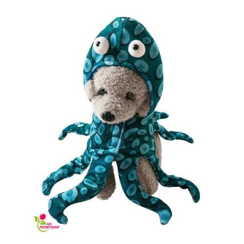 Dog Octopus Costume Pet Halloween Christmas Costumes