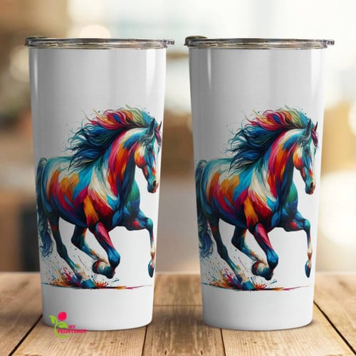 Horse tumbler hot and cold