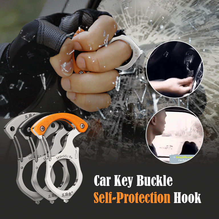 Trending Car Key Buckle Self-Protection Emergency Hook
