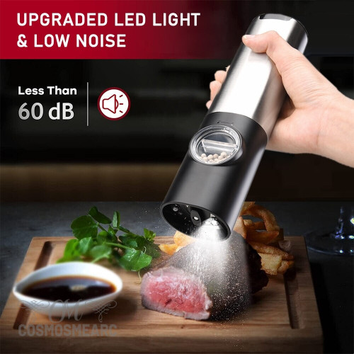 USB Rechargeable Electric Salt And Pepper Grinder Cooking Set