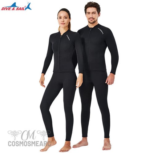 Premium diving suit for men women Swimwear black keep Warm Black Surfing dress