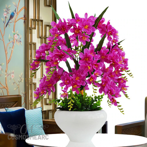 Artificial flower Phalaenopsis Vase set Gifts for Girlfriend / Grandma