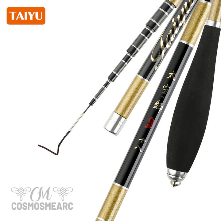 TAIYU 3.6M 3.9M 4.5M 5.4M Carbon Fiber Telescopic Fishing Rod