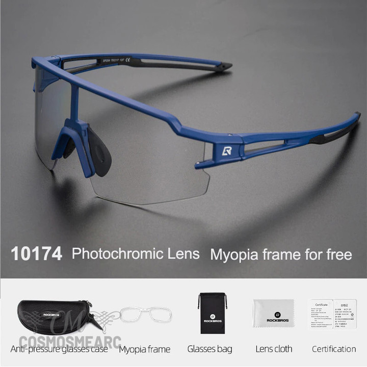 Photochromic Cycling Glasses Bicycle Outdoor Sports Sunglasses