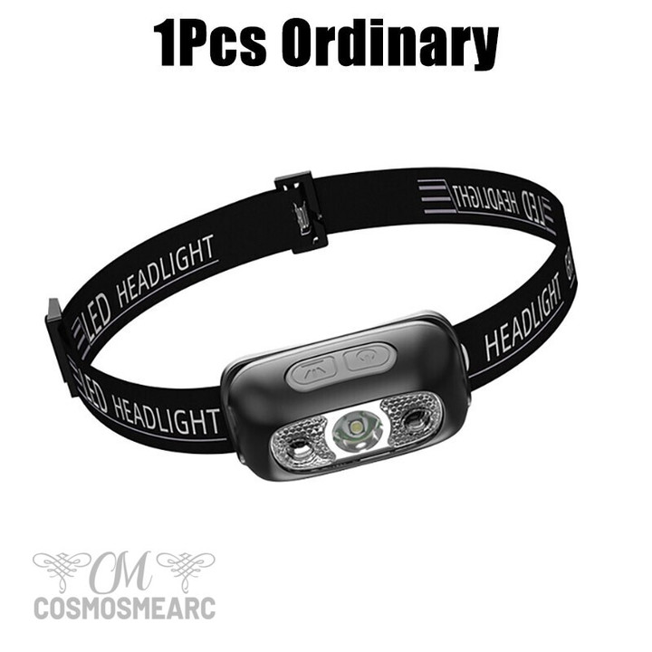 Induction Headlamp Camping and Hiking Search Light USB Rechargeable