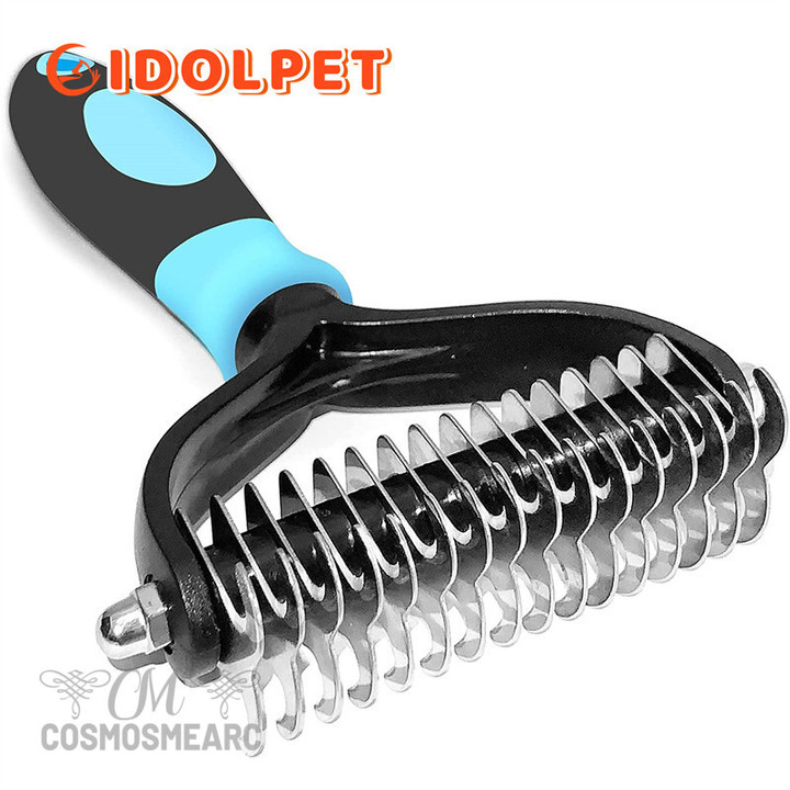 Trending Pet Stainless Steel Double-sided Flea Comb