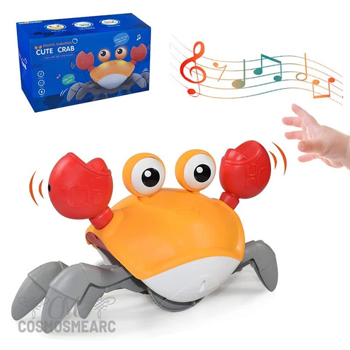 Dancing Crab Run Away Toy for Babies Crawling