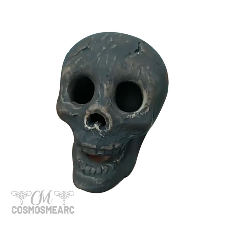 Halloween Human Skull Fire Pit Decoration