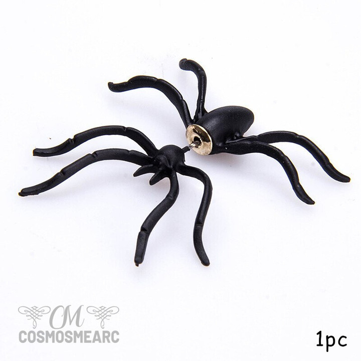 Halloween Funny Spider Stud Earrings For Woman