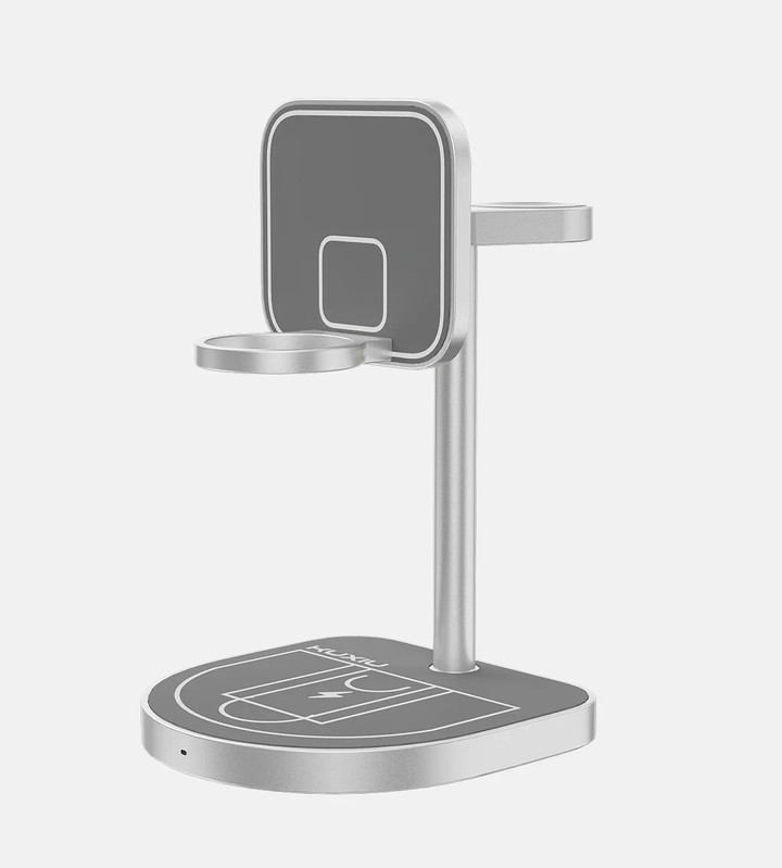 3 in 1 Magnetic Wireless Charging Stand For iPhone16 15 14 13 12Pro/Max,Basketball Chareger holder For Apple Watch/AirPods