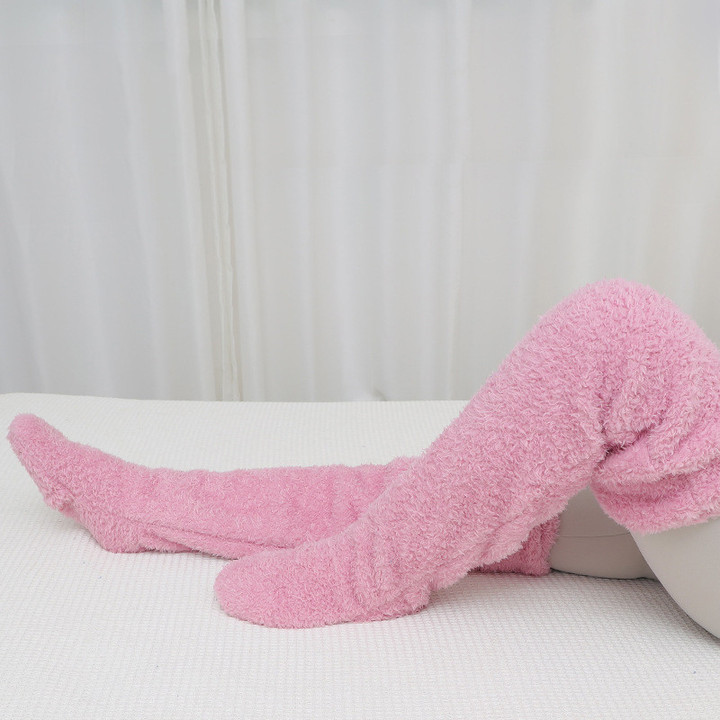 Knee High Fuzzy Cozy Socks