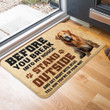 Golden Retriever Superior Door Mat