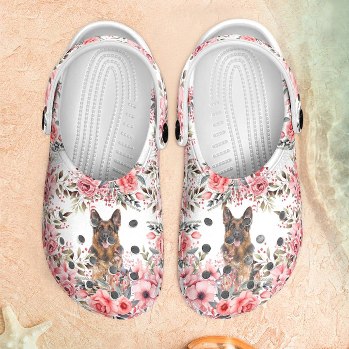 German Shepherd Premium Croc Style Clogs FR2
