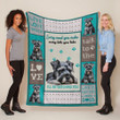 Miniature Schnauzer Fleece Blanket MF2