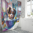 Australian Shepherd Shower Curtain k10