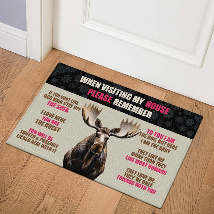 Moose Door Mat  MN